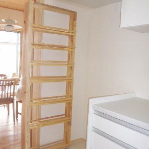 冷蔵庫横ぴったり寸法収納棚